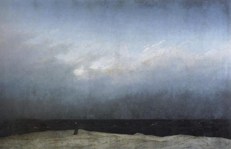 Caspar David Friedrich Monk by the Sea